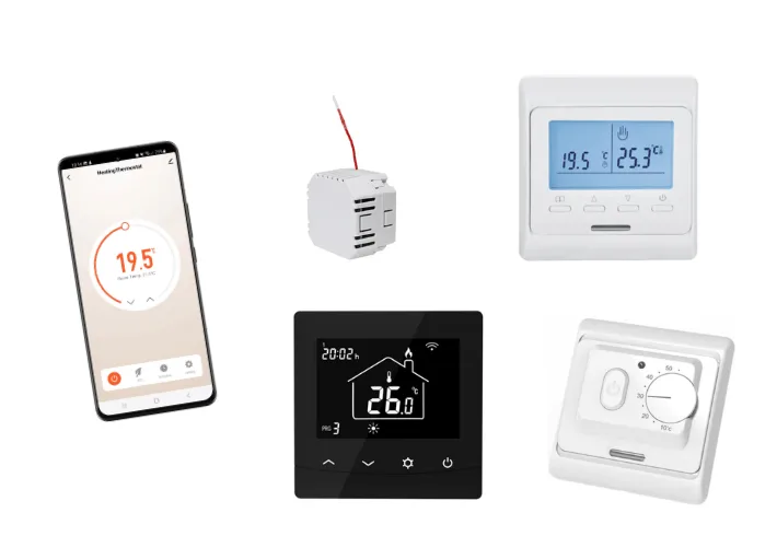 thermostaten elektrische vloerverwarming