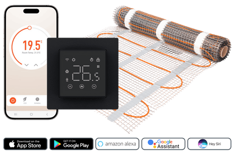 Elektrische vloerverwarming set met Tuya app van LVS