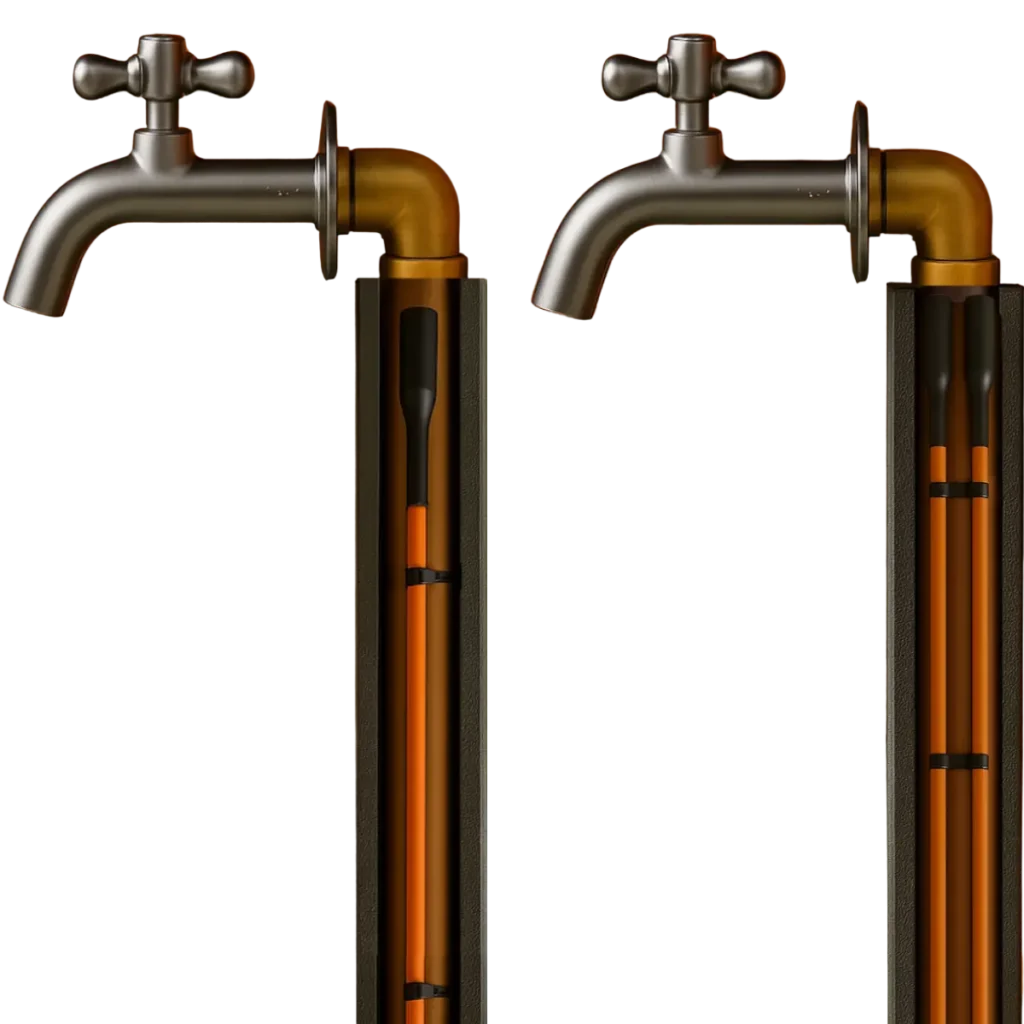 LVS Vorstbeveiligingskabel Lineaire installatie en Dubbel lineaire installatie groot